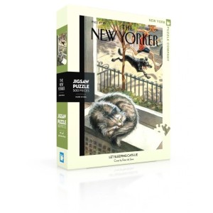 NPZNY2135 Jigsaw Puzzle - The New Yorker - Let Sleeping Cats Lie 2015-10-05 